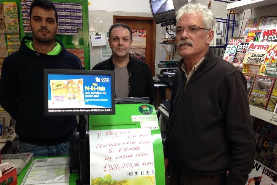 tabacaria, Évora, Lotaria, José Rico, Jogos Santa Casa