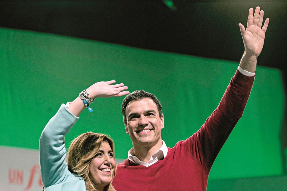 Barões, PSOE, Sánchez, Podemos, Governo, Socialista, Susana Díaz, Pedro Sánchez, eleições, Espanha