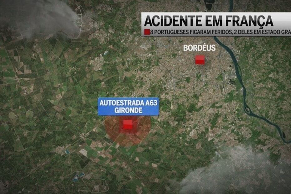 Acidente, despiste, França, Bordéus, acidentes e desastres