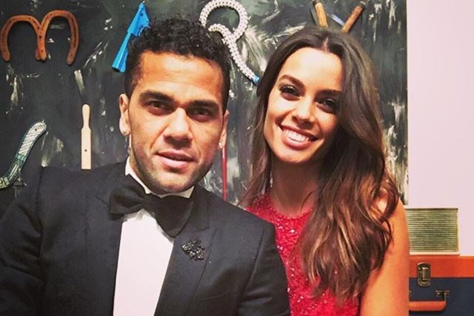 Dani Alves e Joana Sanz