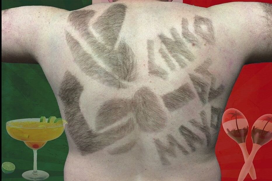 Valend-hair, calendário solidário, Mike Wolfe, pelos das costas