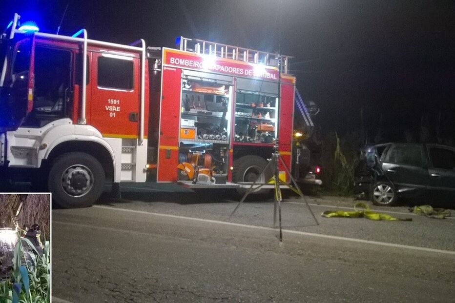 Choca contra mãe e bebé e acelera 