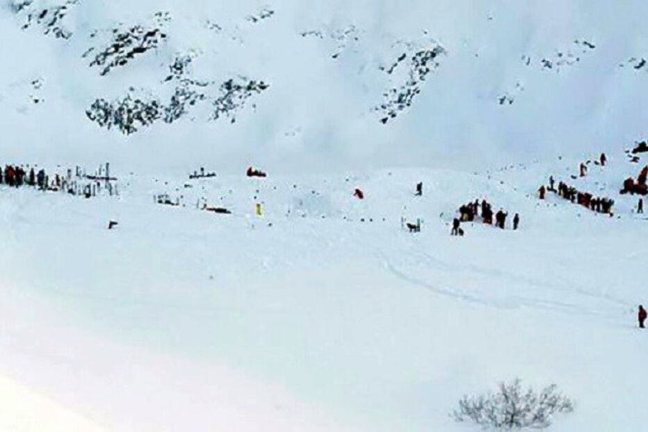 Avalanche, Alpes franceses, Deux-Alpes, acidentes e desastres