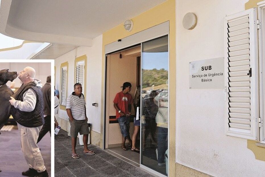 Grand Danois, Hospital de Santa Maria, Lisboa, Serviço de Urgência Básica do Centro de Saúde de Albufeira, Cruz Vermelha, GNR, animais