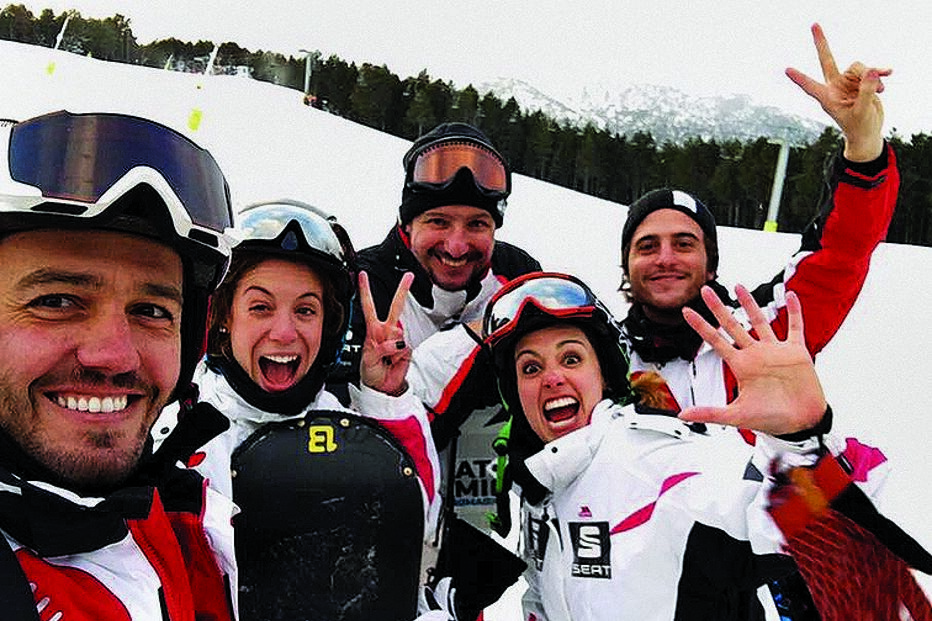 famosos, neve, Andorra, esqui, Pedro Teixeira