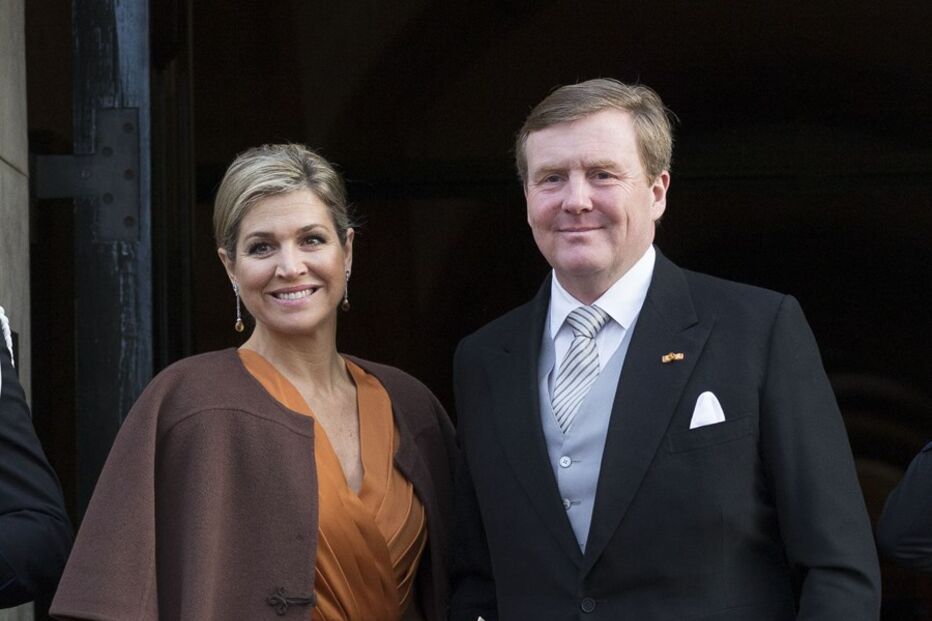Rainha Máxima e o rei Guilherme Alexandre
