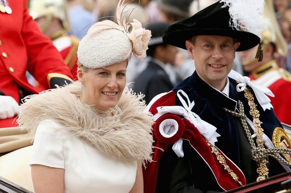 Sophie Wessex com o marido, príncipe Eduardo