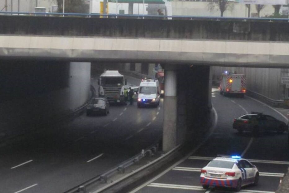 Acidente, túnel, Praça José Queirós