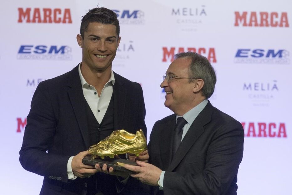 presidente do Real Madrid, Florentino Perez, Cristiano Ronaldo, futebol, desporto