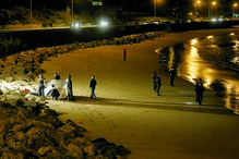 Caxias, praia da Giribita, Oeiras, hipotermia