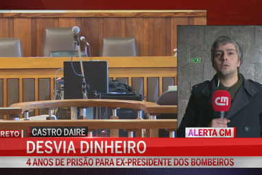 Bombeiro condenado a quatro anos por peculato