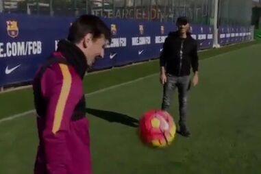 Golo de Messi deixa Ramazzotti sem palavras