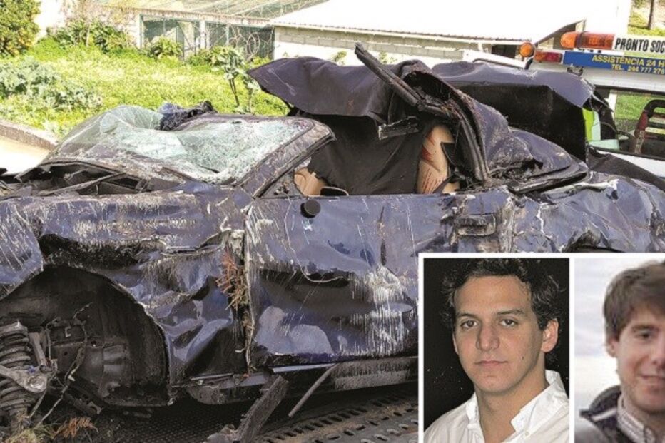 despiste, Maserati Spyder, A8, Maceira, Guilherme Justo, Hospital de Santo André, Leiria, João Tavares, Luís Coelho, Bombeiros Voluntários da Maceira, Luís Ferreira, acidente rodoviário