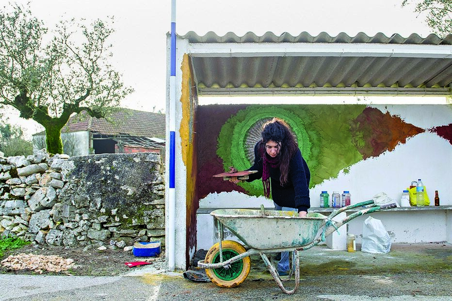 artistas, junta de freguesia, Porto de mós, obras de arte