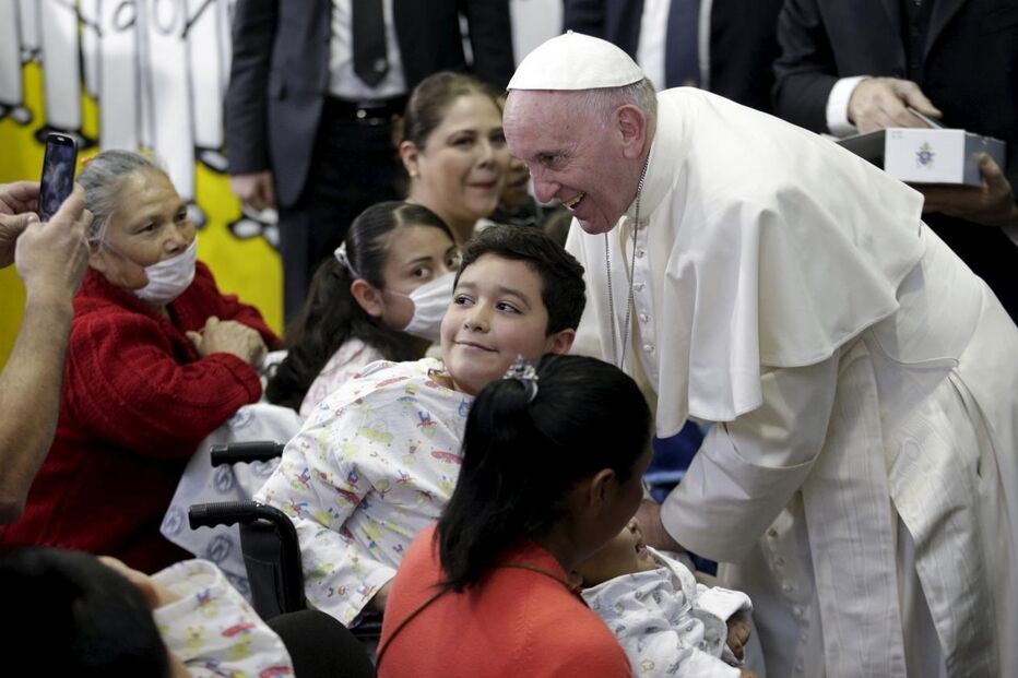 Papa Francisco, México, Igreja Católica, hospital, pediatria, crianças