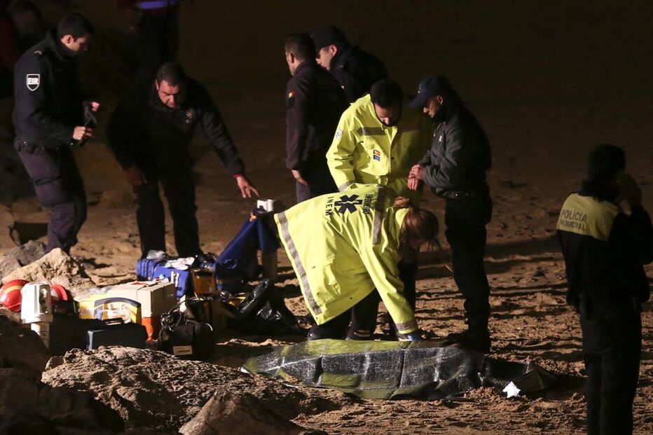 Caxias, praia da Giribita, Oeiras, hipotermia