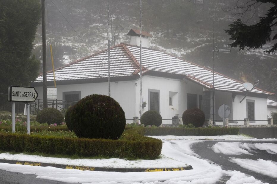 Madeira, Funchal, neve, ilha, mau tempo