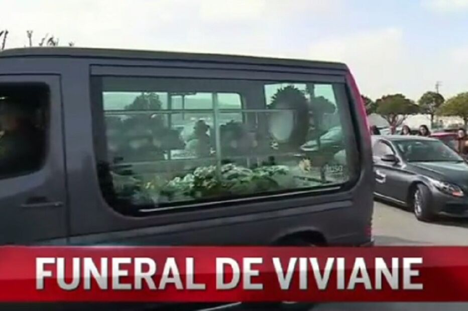 Imagens marcantes do funeral de Viviane