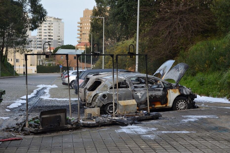 Foz do Douro, Polícia Judiciária do Porto, incêndio, carros