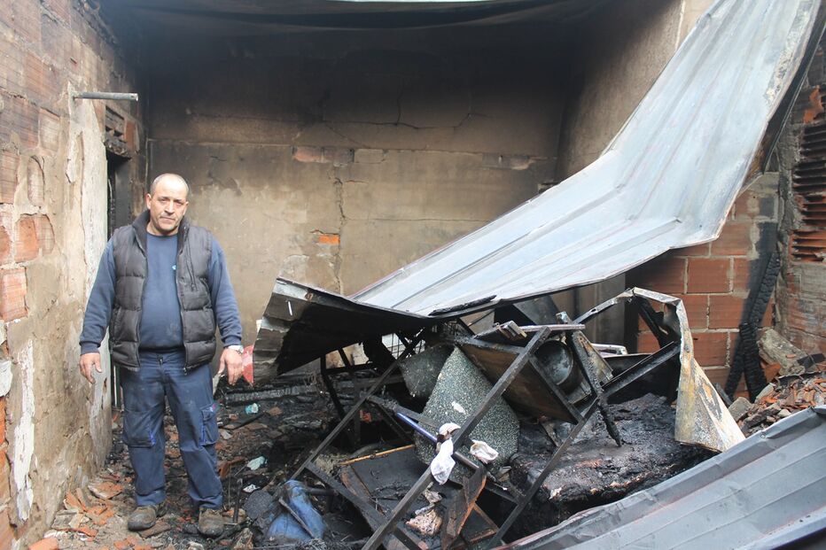 Incêndio, fogo, Rua Pedro Alvares Cabral, Sines