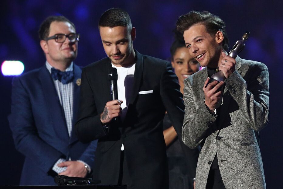 BRIT Awards 2016, música, musical, Reino Unido, cerimónia, prémios, galardões, evento, festa, Louis Tomlinson, Liam Payne, One Direction