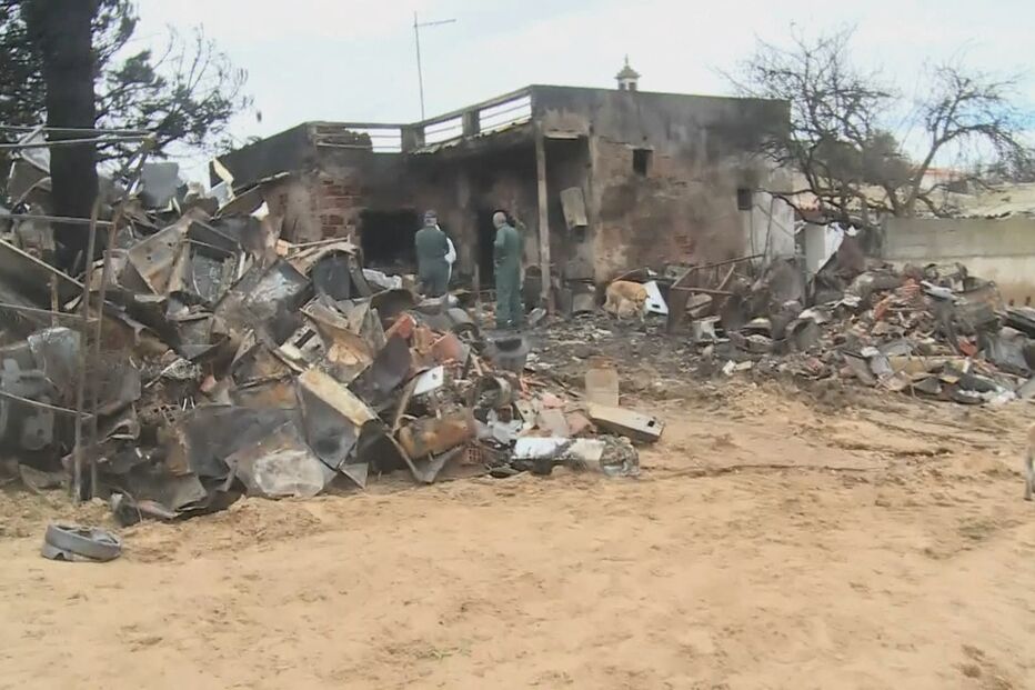 incêndio, Albufeira, desalojados