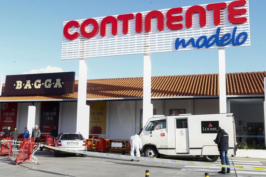 Sintra, assalto, carinha de valores, morte, gang, fuga, Audi, Citroën C3