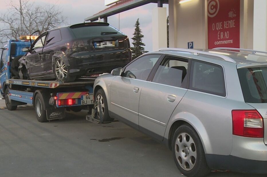 Sintra, assalto, carinha de valores, morte, gang, fuga, Audi, Citroën C3, reboque