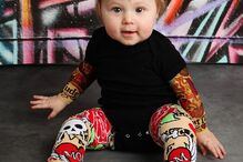 Tera Christianson, TotTude, tatuagens, crianças, roupa