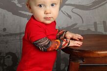 Tera Christianson, TotTude, tatuagens, crianças, roupa