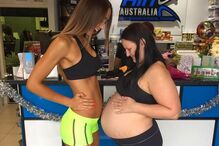  Carolina Patrocínio, australiana, desportista, atleta, modelo, fitness, musa, redes sociais, gravidez, Chontel Duncan