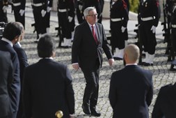 Jean-Claude Juncker na tomada de posse de Marcelo