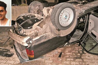 despiste, morte, jovem, Pombal