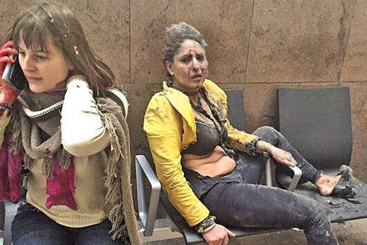 "Vi sangue por todo o lado"