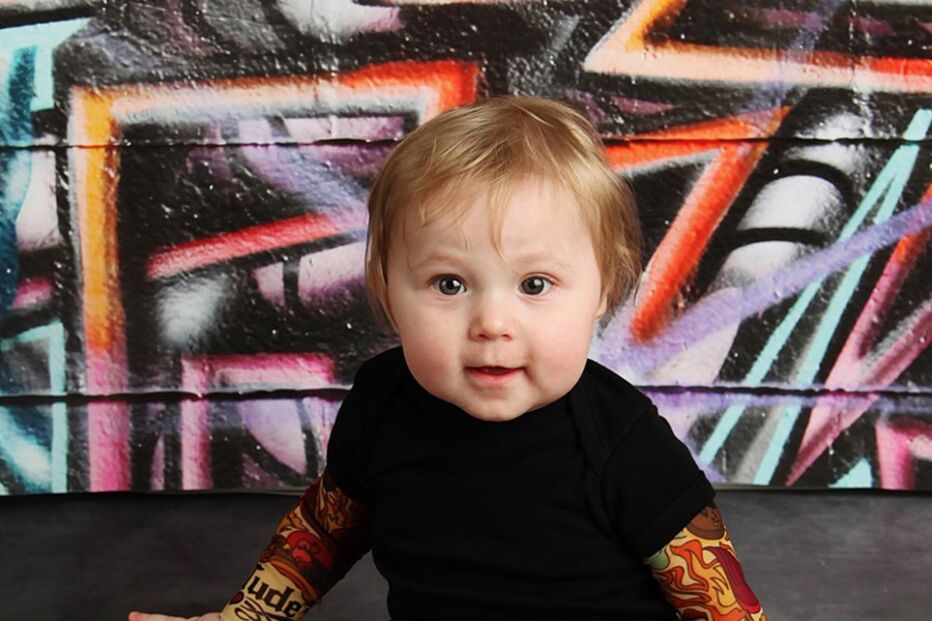 Tera Christianson, TotTude, tatuagens, crianças, roupa