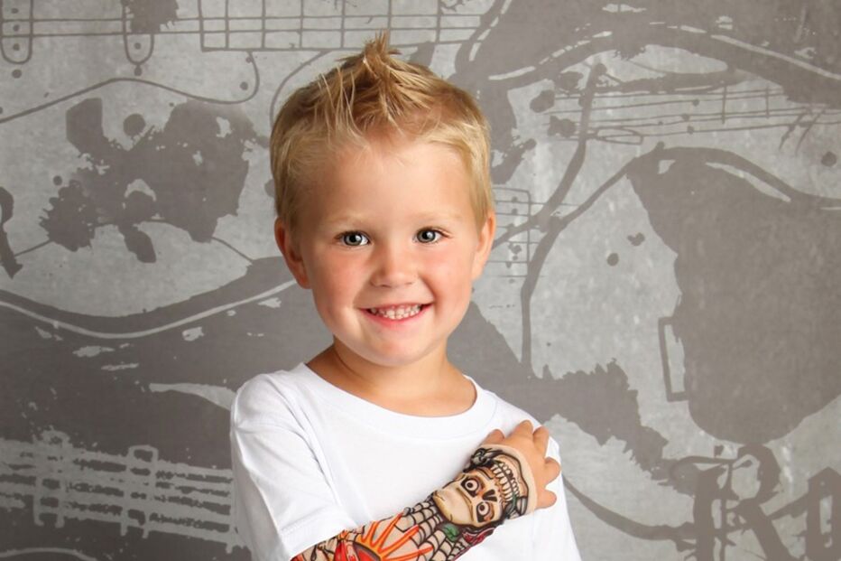 Tera Christianson, TotTude, tatuagens, crianças, roupa