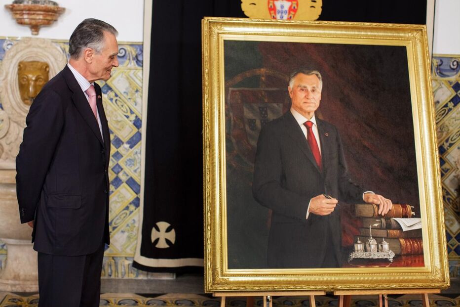 Cavaco Silva, retrato oficial, Carlos Barahona Possollo, Galeria de Retratos, Museu da Presidência da República, política, governo (sistema), chefes de estado
