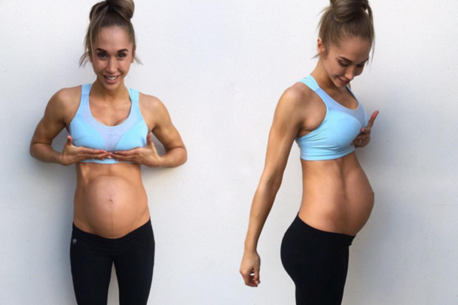  Carolina Patrocínio, australiana, desportista, atleta, modelo, fitness, musa, redes sociais, gravidez, Chontel Duncan