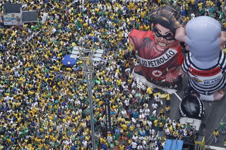 Brasil, manifestação, São Paulo, Dilma Rousseff, política