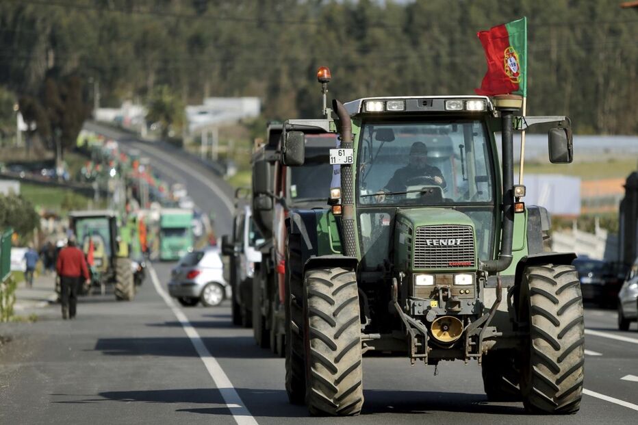 Produtores, manifestação, protesto, Matosinhos, produtores de leite, produtores de carne