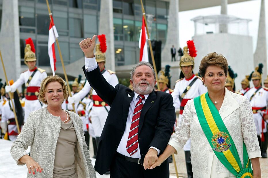 Dilma Rousseff, Lula da Silva, Marisa Letícia da Silva