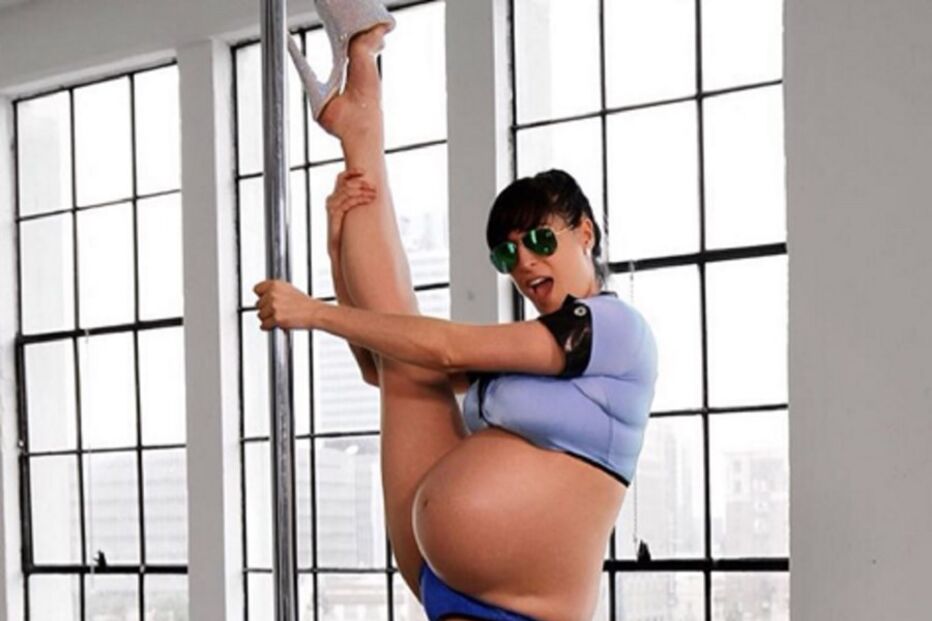 jill maclean, instagram, dança do varão, pole dance, grávida, dançarina
