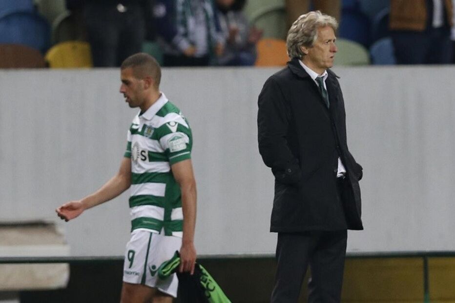 Slimani, Sporting, Jorge Jesus