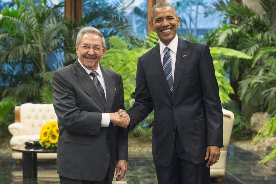 Raul Castro, Barack Obama, Palácio da Revolução, Havana, política