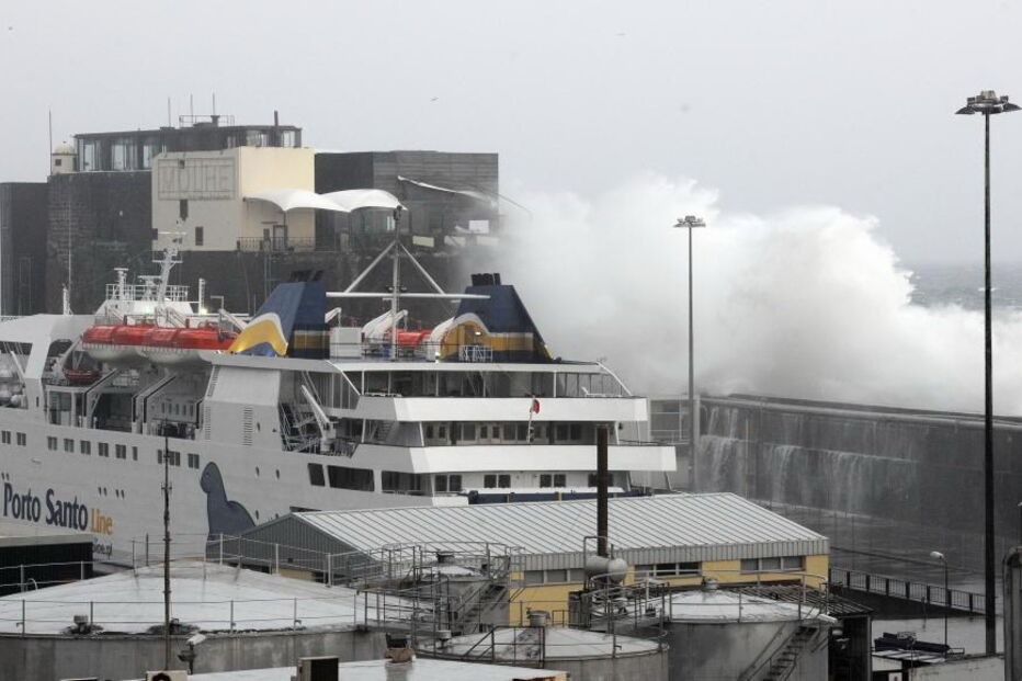 Funchal, Madeira, mau tempo