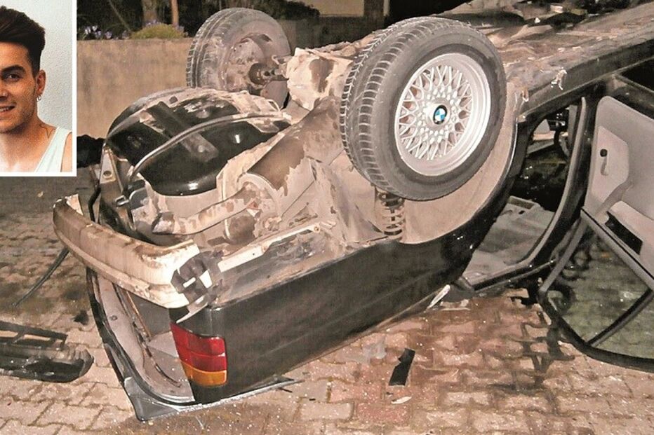 despiste, morte, jovem, Pombal