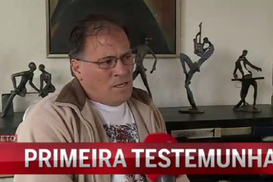 Primeira testemunha de acidente fala à CMTV