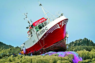 barco, encalhado, peças, operações, Algarve, Arrifana, Aljezur, Avô Melro