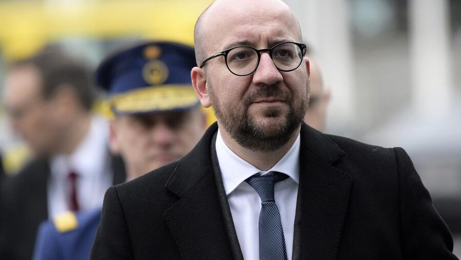 O primeiro-ministro da Bélgica Charles Michel