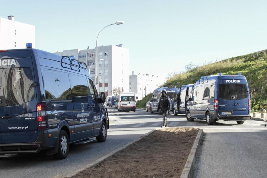 Operação policial, Lisboa, PSP, Polícia de Segurança Pública, Ameixoeira
